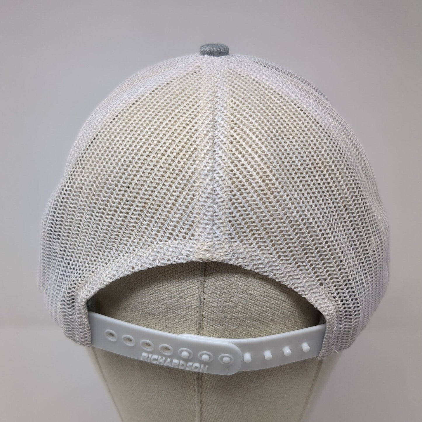Nampa Floors & Interiors Snapback Trucker Hat Gray OS Adjustable Mesh Richardson