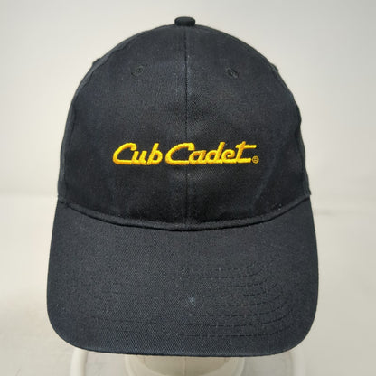 Hit Wear Baseball Cap Black One Size Cub Cadet Embroidered Logo Strapback Hat