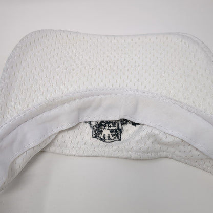 First State Community Bank Sun Visor Hat White One Size Adjustable Outdoor Cap
