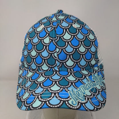 Mermaid Life Strapback Trucker Hat Multicolor OSFA Embroidered Mesh Back
