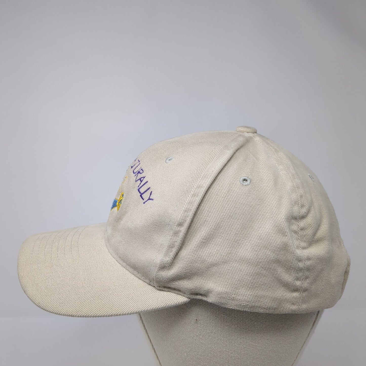 Haneke Naturally Watering Can Strapback Hat Tan One Size 6 Panel Yupoong