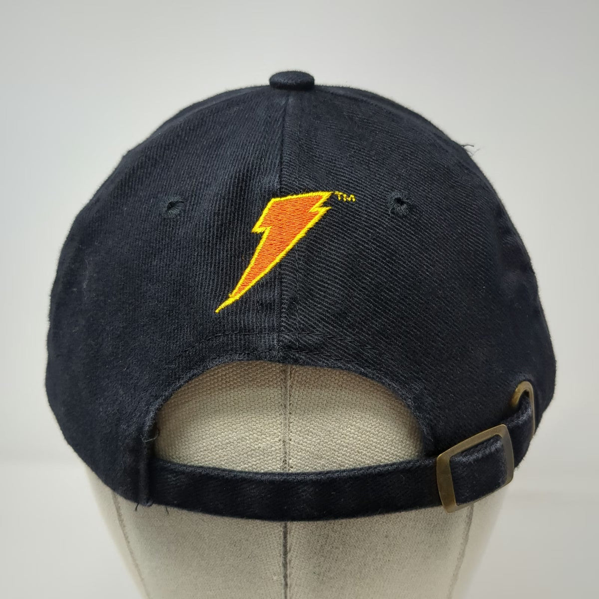 Gatorade Logo Baseball Cap Black One Size Embroidered Slideback Strap Hat