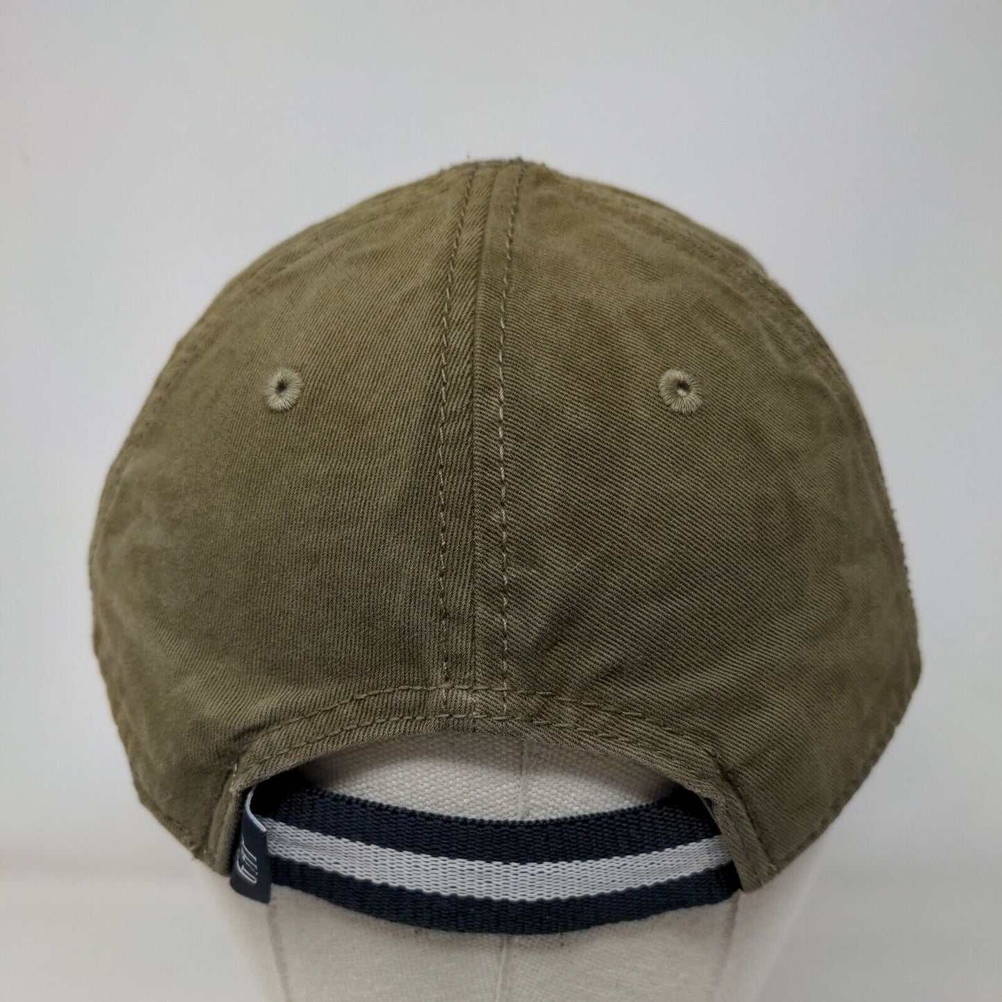Gap Stretch Strapback Hat Brown One Size Embroidered Solid 6 Panel