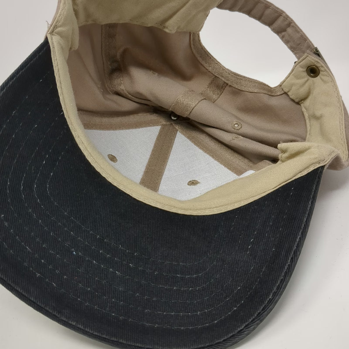 Beadex Baseball Cap Beige Black Hat One Size Industrial Drywall Tool Work Logo