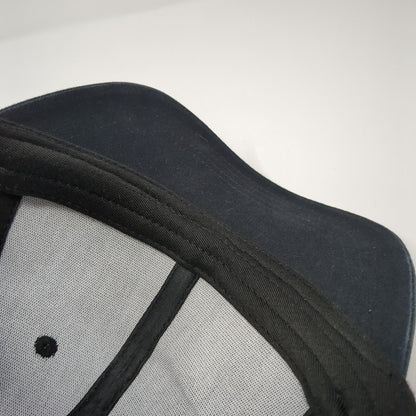 USA Flag Snapback Trucker Hat Black One Size Adjustable Mesh Back Patriotic