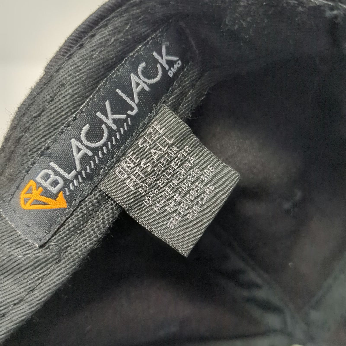 Blackjack Snapback Hat Black OSFM New York Times Square Photo Print Embroidered