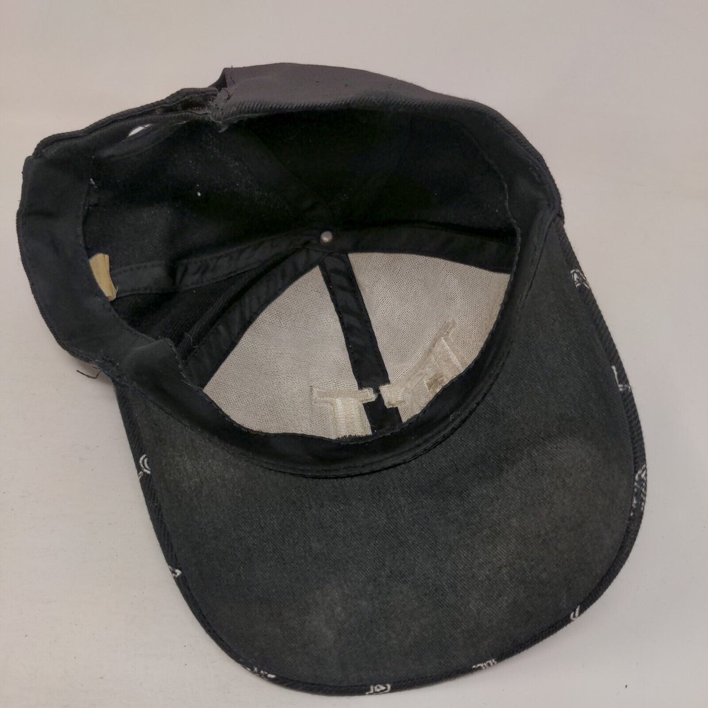 FL Florida Strapback Hat Black 58cm Embroidered Adjustable 6 Panel