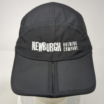 Big Accessories 5 Panel Black Hat OSFM Newburgh Brewing Company Mesh Foldable