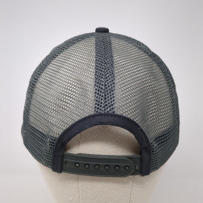 Brew Dr Patch Snapback Mesh Back Trucker Hat Gray One Size Adjustable