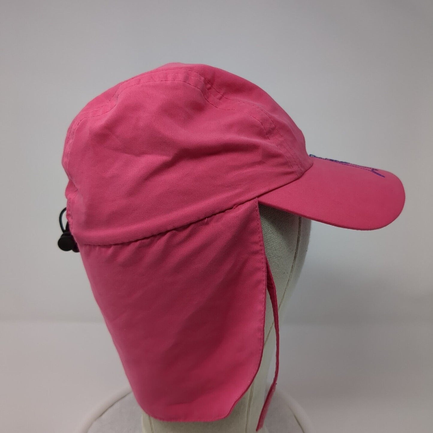 SunSkinz UV Protection Kids Trapper Hat Pink 1-6 Years Adjustable Embroidered