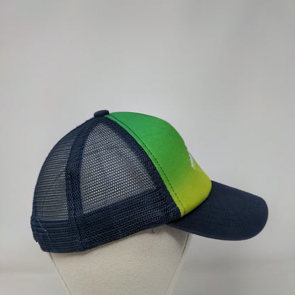Dinosaur Skeleton Snapback Trucker Hat Multicolor One Size Mesh Back