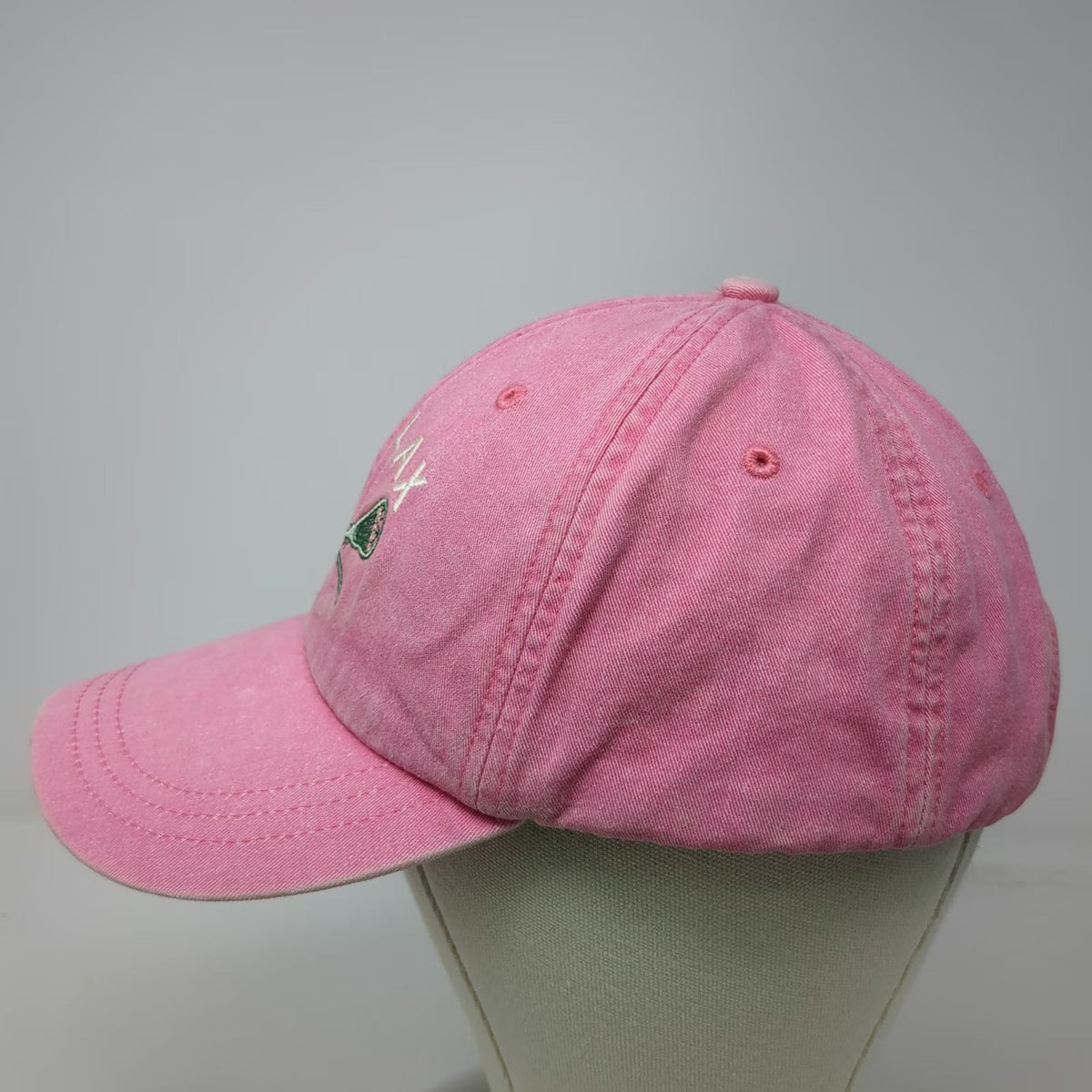 Adams Baseball Cap Pink One Size Mad Lax Lacrosse Breast Cancer Courage Hat