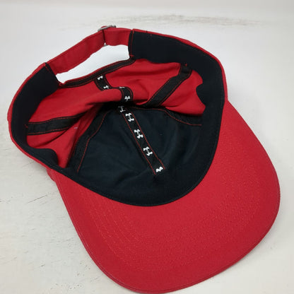 Under Armour Baseball Cap Red One Size Let Freedom Ring Slideback Hat Logo