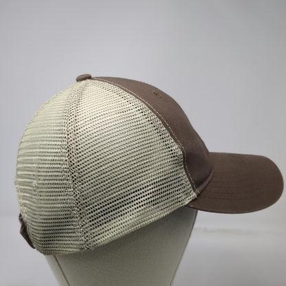 ML Authentic Headwear Blonde Bombshell Baseball Cap Brown One Size Mesh Back Hat