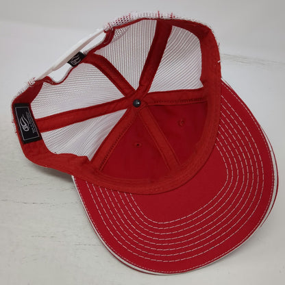 Outdoor Cap Trucker Hat Red One Size tsmt Commitment To Excellence Mesh Snapback