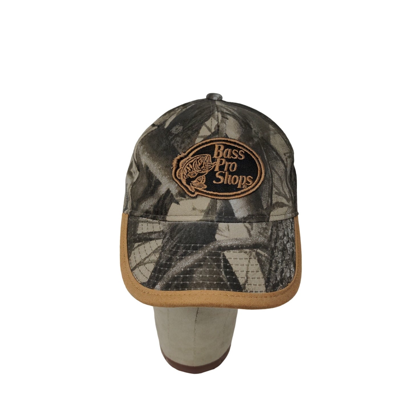 Youth Bass Pro Shops Realtree Hardwood Camo Strapback Hat Patch Logo