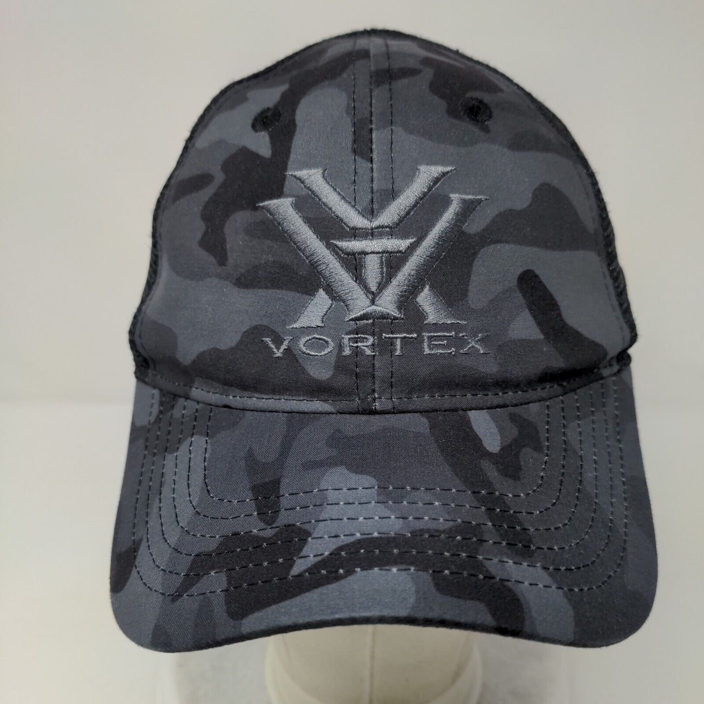 VORTEX Snapback Trucker Hat Camouflage OSFM Adjustable Mesh Back 6 Panel