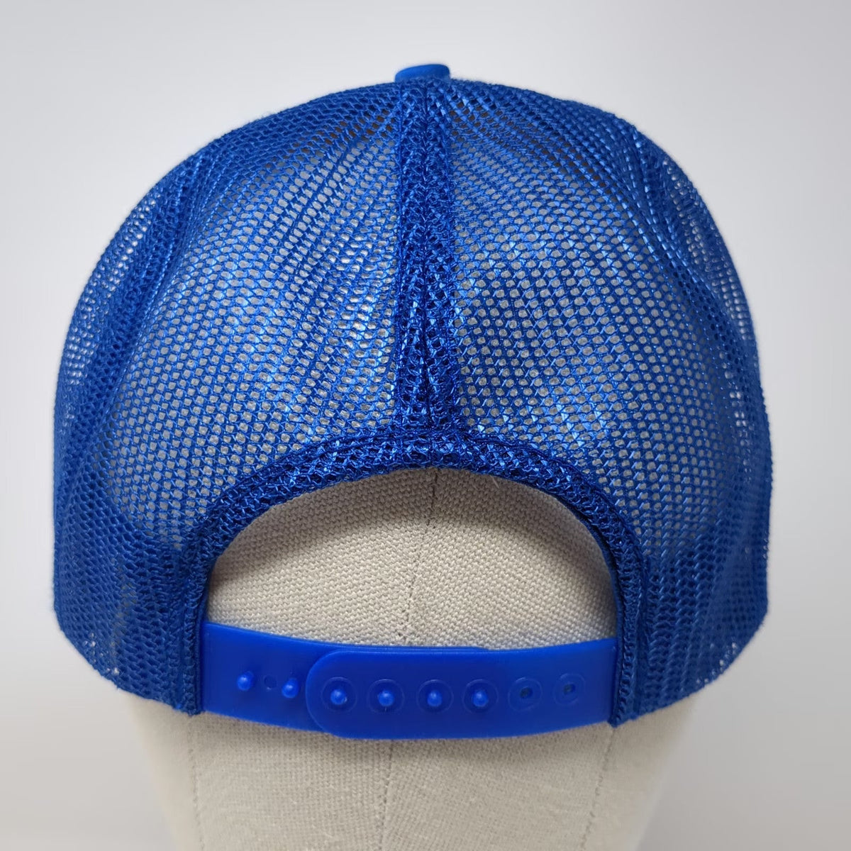 Spokane House Of Hose Inc Blue Trucker Hat One Size Snapback Mesh Foam Rope
