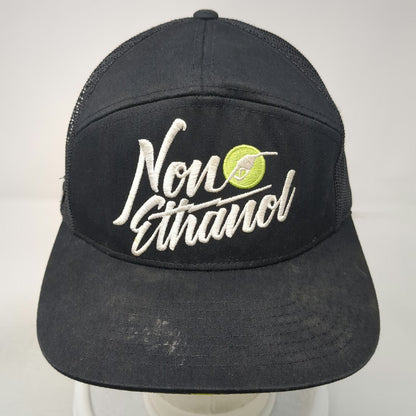 509 Trucker Hat Black One Size Non Ethanol Fueling Your Passion Mesh Snapback