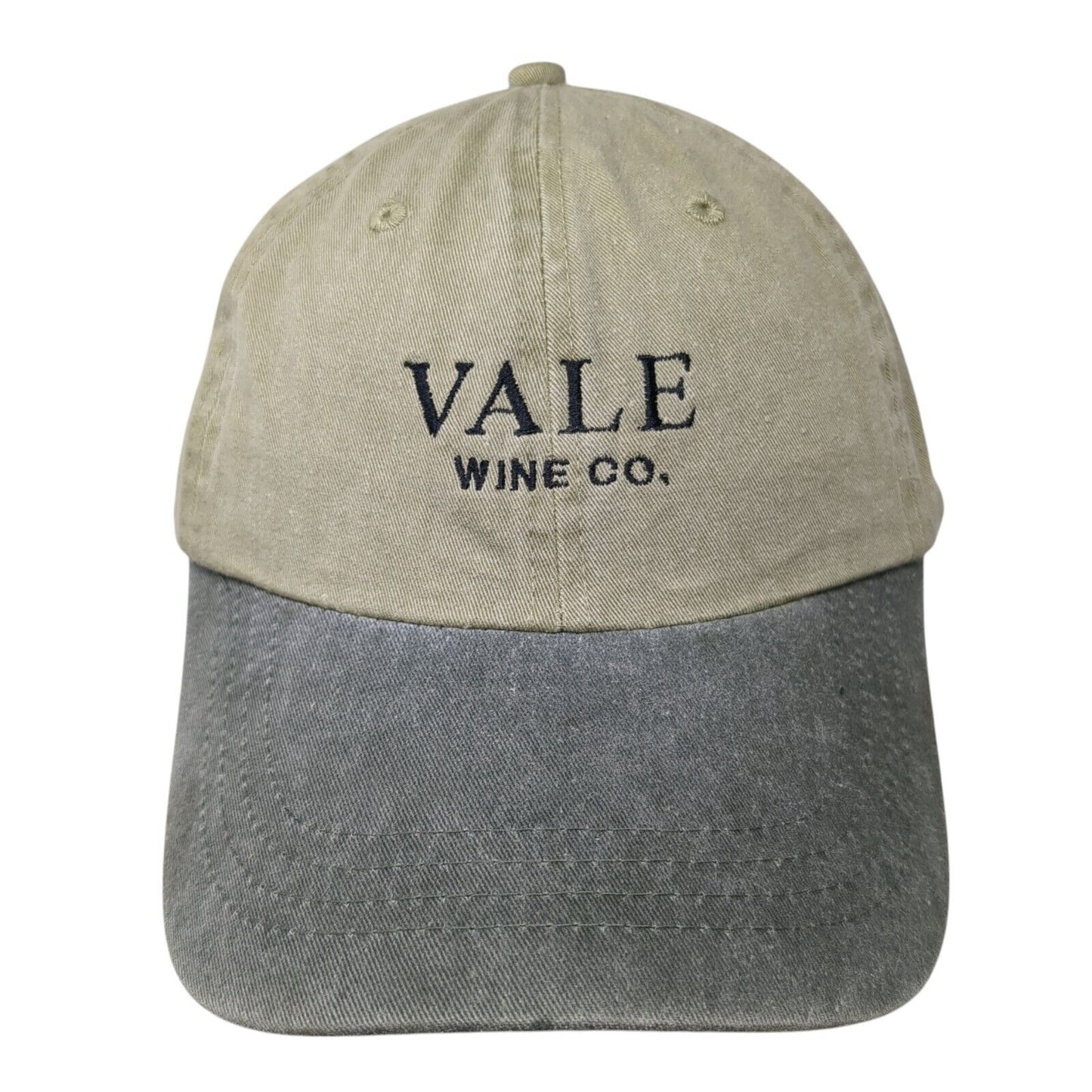 Vale Wine Co. Slideback Hat Green One Size Adjustable Port & Company