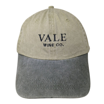 Vale Wine Co. Slideback Hat Green One Size Adjustable Port & Company