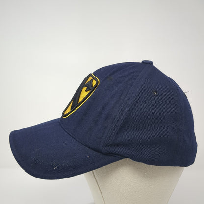 Rapid Dominance Strapback Hat Blue One Size Adjustable Embroidered