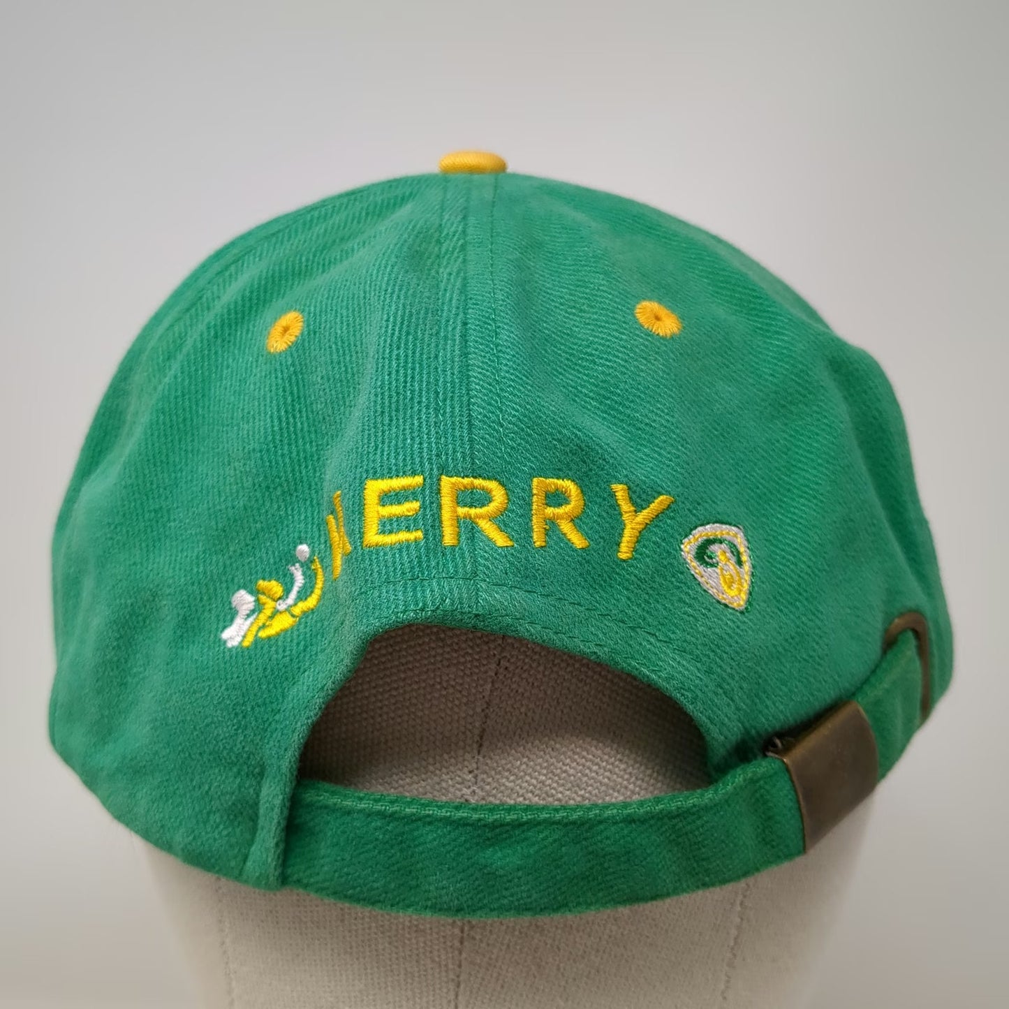 Baseball Cap Green One Size Kerry Ireland GAA Crest Embroidered Hat Slideback