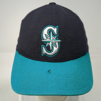 Nike Seattle Mariners MLB Blue One Size Baseball Cap Wool Strapback Logo Swoosh