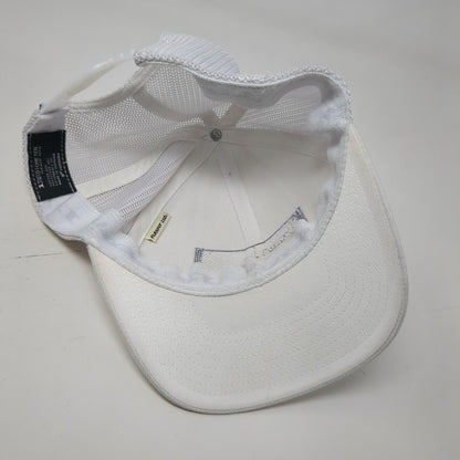 Travis Mathew Since 2007 Snapback Trucker Hat White One Size Mesh Back