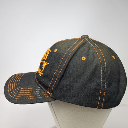 G. Loomis Baseball Cap Black Orange One Size Fish Skeleton Strapback Fishing Hat