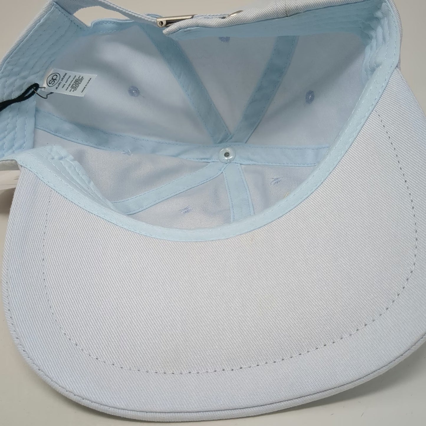 Studio Pilates Baseball Cap Blue One Size Adjustable Cotton Strapback Hat