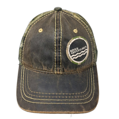 Port Authority Baseball Cap Brown One Size Camo Strapback River Adventures hat