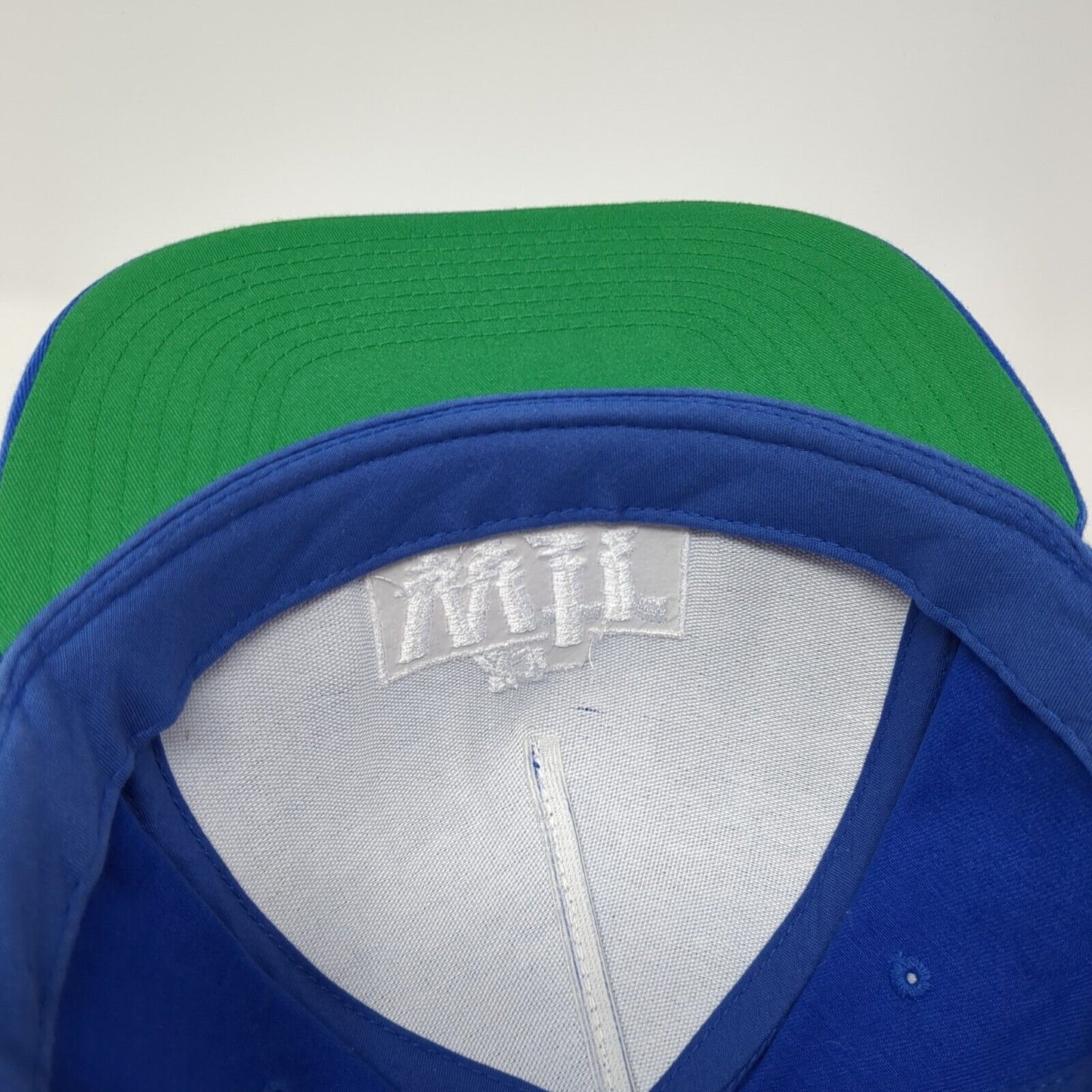 Wtr Pool Snapback Hat Blue One Size Adjustable Embroidered Classics Yupoong