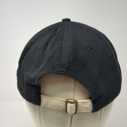 Hit Wear Baseball Cap Black One Size Skeleton Baffles Railroad Slideback Hat