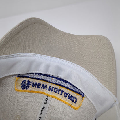 New Holland Agriculture Fitted Hat Tan L-XL Solid 2012 World Ag Expo