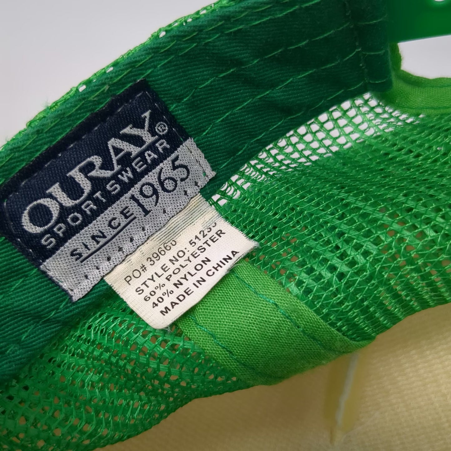 Ouray Trucker Hat Green White One Size Glacier Anglers Montana Fishing Snapback