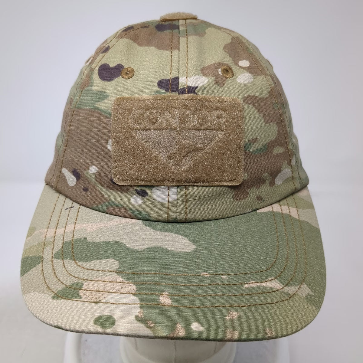 Condor Baseball Cap Green One Size Camo Hook Loop Patch Tactical Outdoor Hat