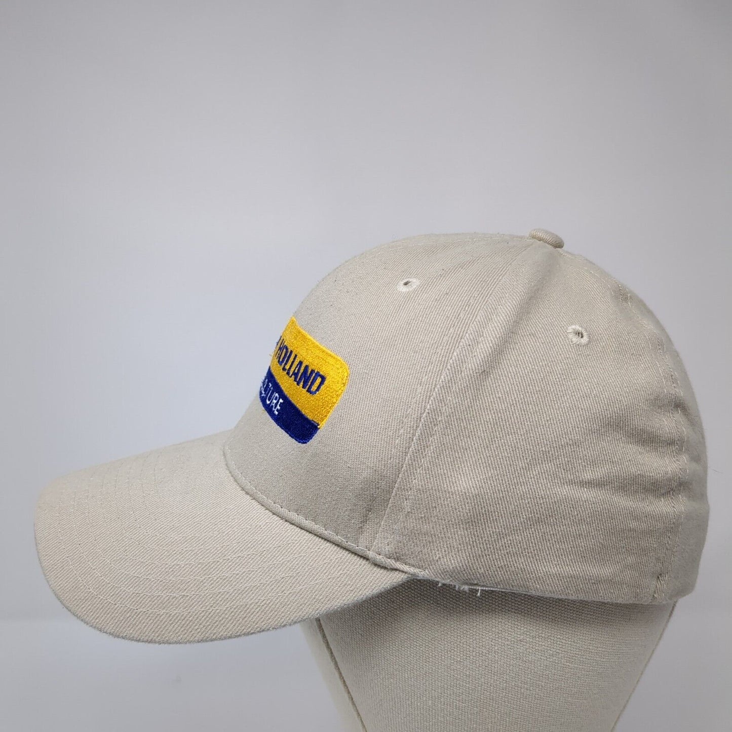 New Holland Agriculture Fitted Hat Tan L-XL Solid 2012 World Ag Expo