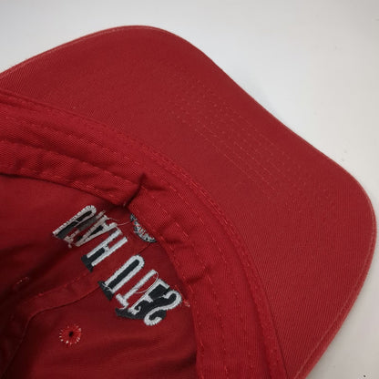 Utah Utes NCAA Legacy Cap Red One Size Slideback Embroidered Logo Curved Brim