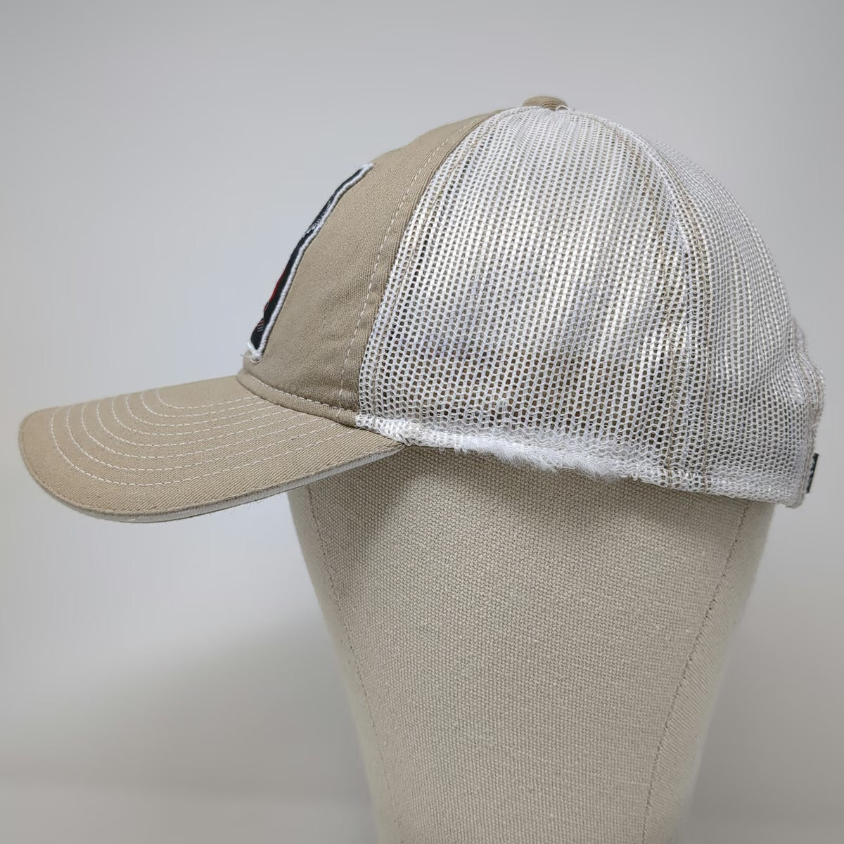 Outdoor Cap Baseball Hat Beige One Size Eagle Divided We Fall 1776 Mesh Snapback
