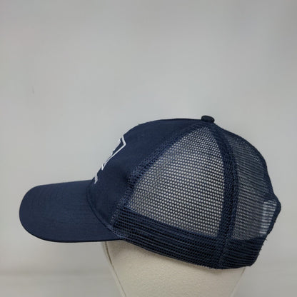 Bud Light Enjoy Responsibly Snapback Trucker Hat Blue OSFM Adjustable Mesh Back