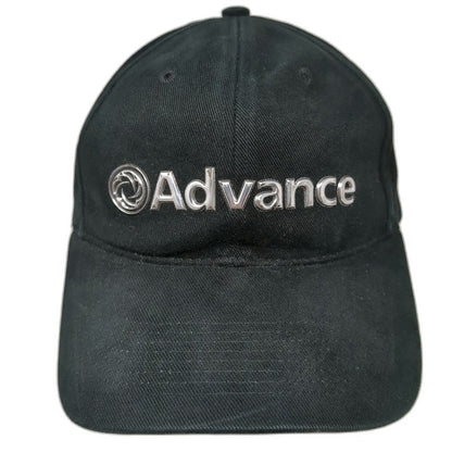 Kelly Promotions Advance Logo Baseball Cap Black One Size Metallic Emblem Hat