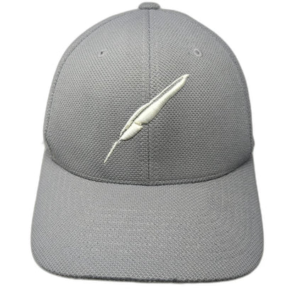 TravisMathew Baseball Cap Gray One Size Feather Fourteen Flexfit Athletic Hat