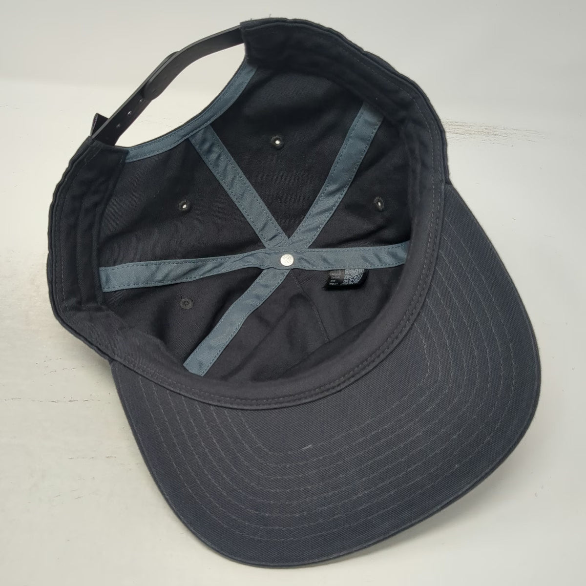 Patagonia 5 Panel Gray Hat One Size Wave Patch Snapback Ocean Sunset Embroidery