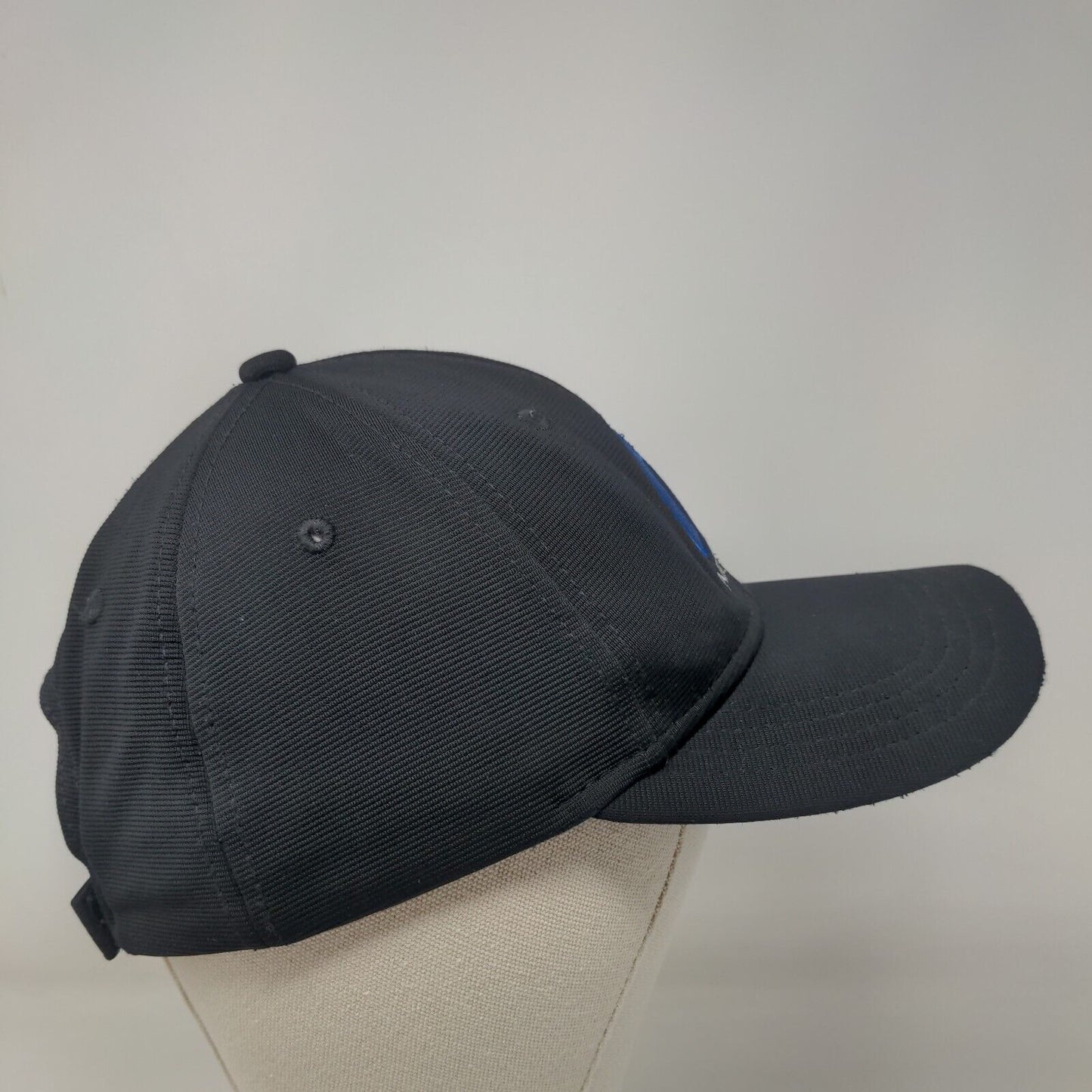 MOPAR Strapback Hat Black One Size Adjustable Embroidered 6 Panel H3 Headwear