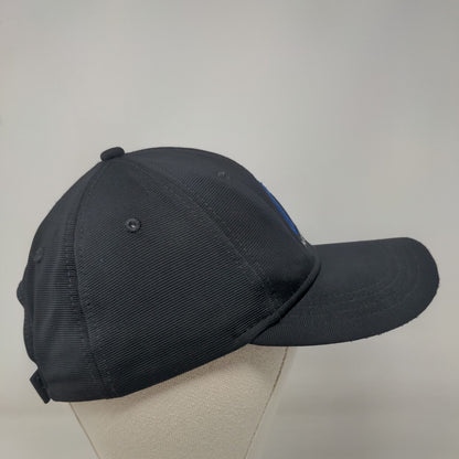 MOPAR Strapback Hat Black One Size Adjustable Embroidered 6 Panel H3 Headwear