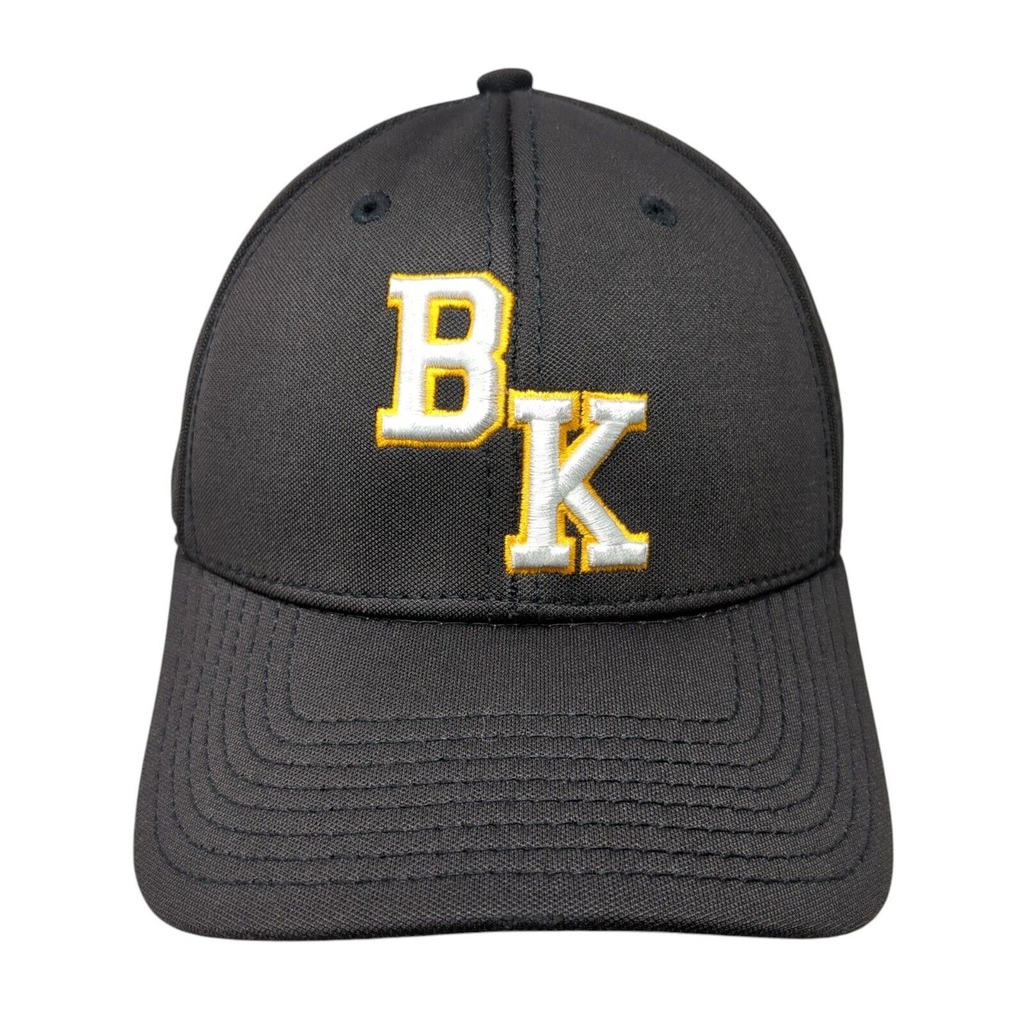 BK Knights Fitted Hat Black Medium Embroidered Solid 6 Panel The Game