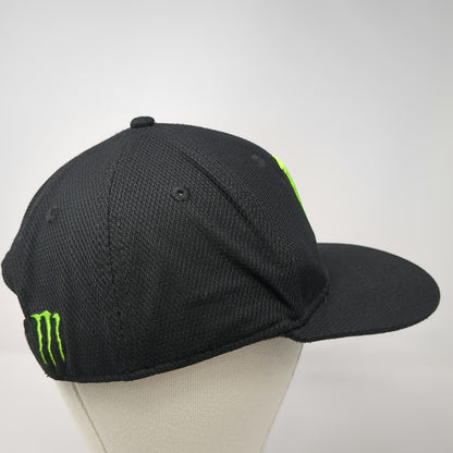 Monster Energy Snapback Black One Size Green Claw Logo Embroidered Pique Hat