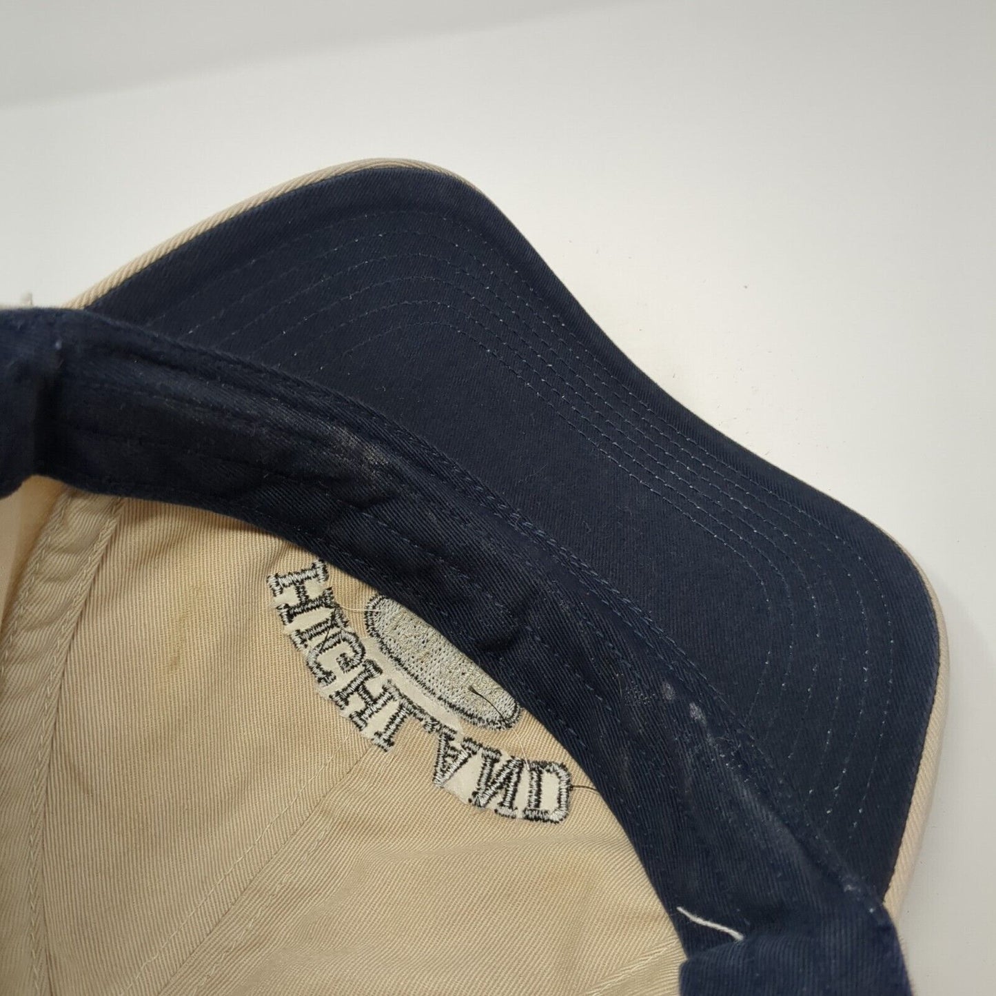 Highland Rams Slideback Hat Tan One Size Adjustable Richardson Casual
