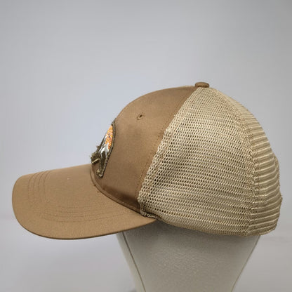 Telluride Clothing Company Trucker Hat Brown One Size Mesh Bear Mountain Patch